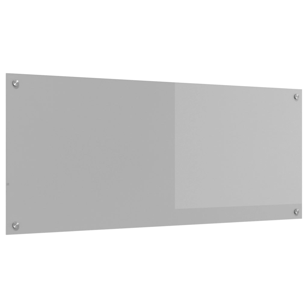 Pannello di schiena per cucina  Grigio chiaro 120x50x0,6 cm in vetro temperato