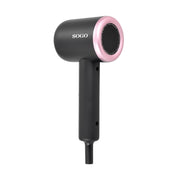 Asciugacapelli da Viaggio 1000W con Motore DC - Nero/Rosa