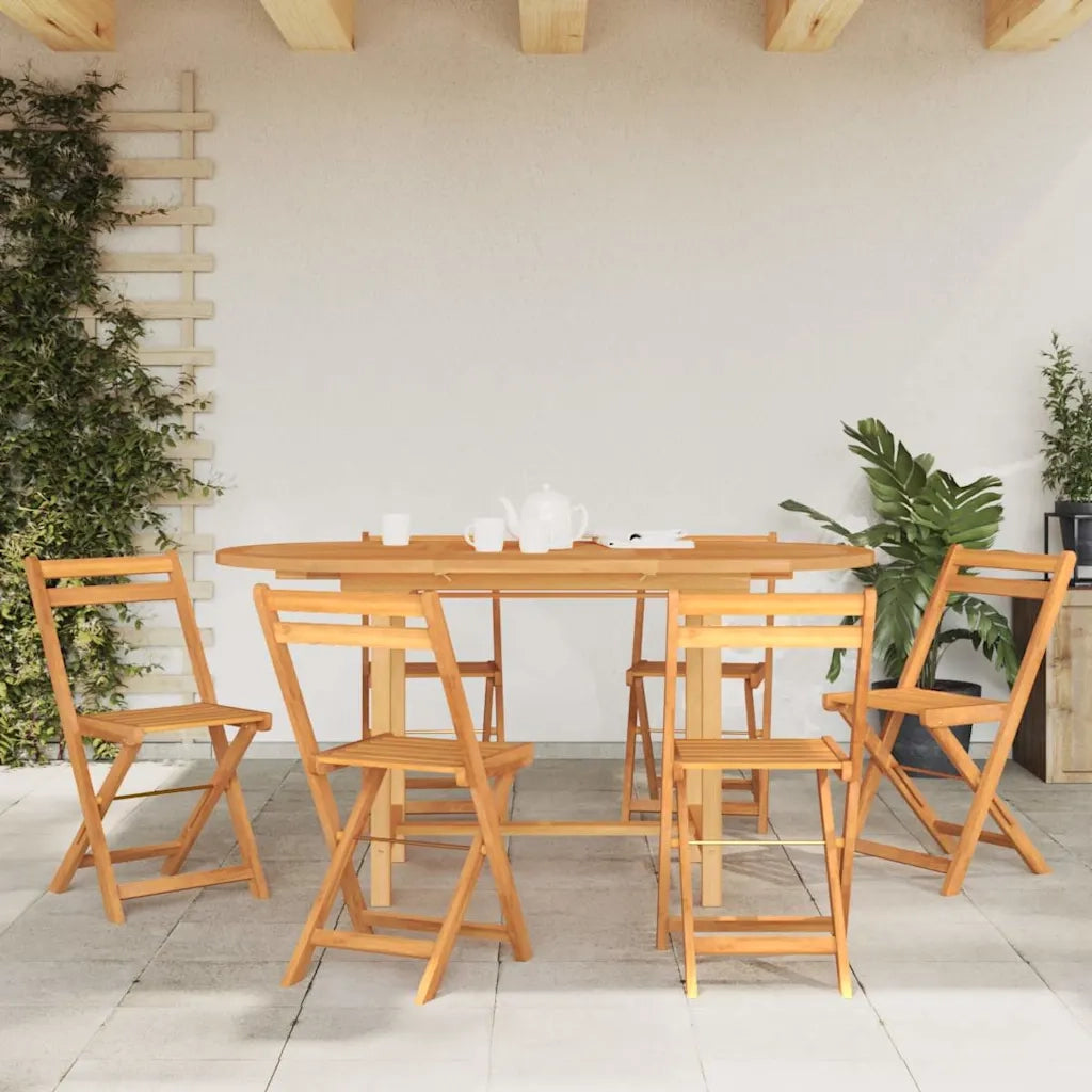 Tavolo Giardino Estensibile 110-160x80x75cm Legno Massello Teak