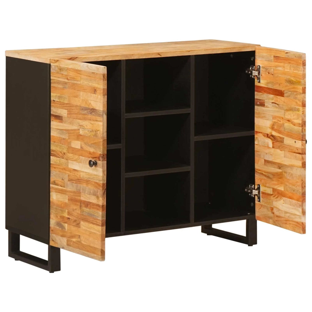 Mobile laterale | Tavolo laterale | Tavolino Marrone 90 x 33 x 75 cm Legno di mango massello