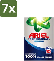Detersivo in polvere professionale regolare - 100 lavaggi - 5,5 kg - Confezione in bulk - 7 pezzi