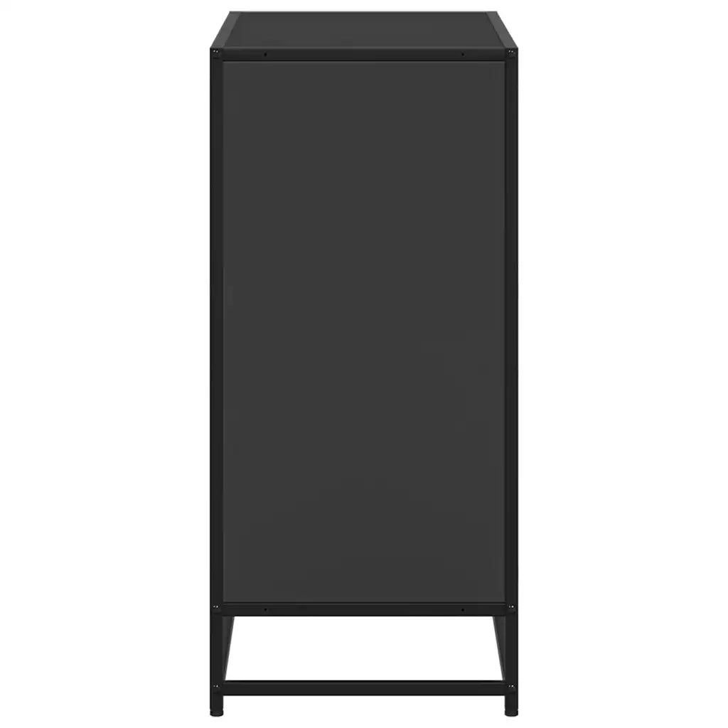Libreria Nera 80,5x35x76 cm in Legno Multistrato 849104