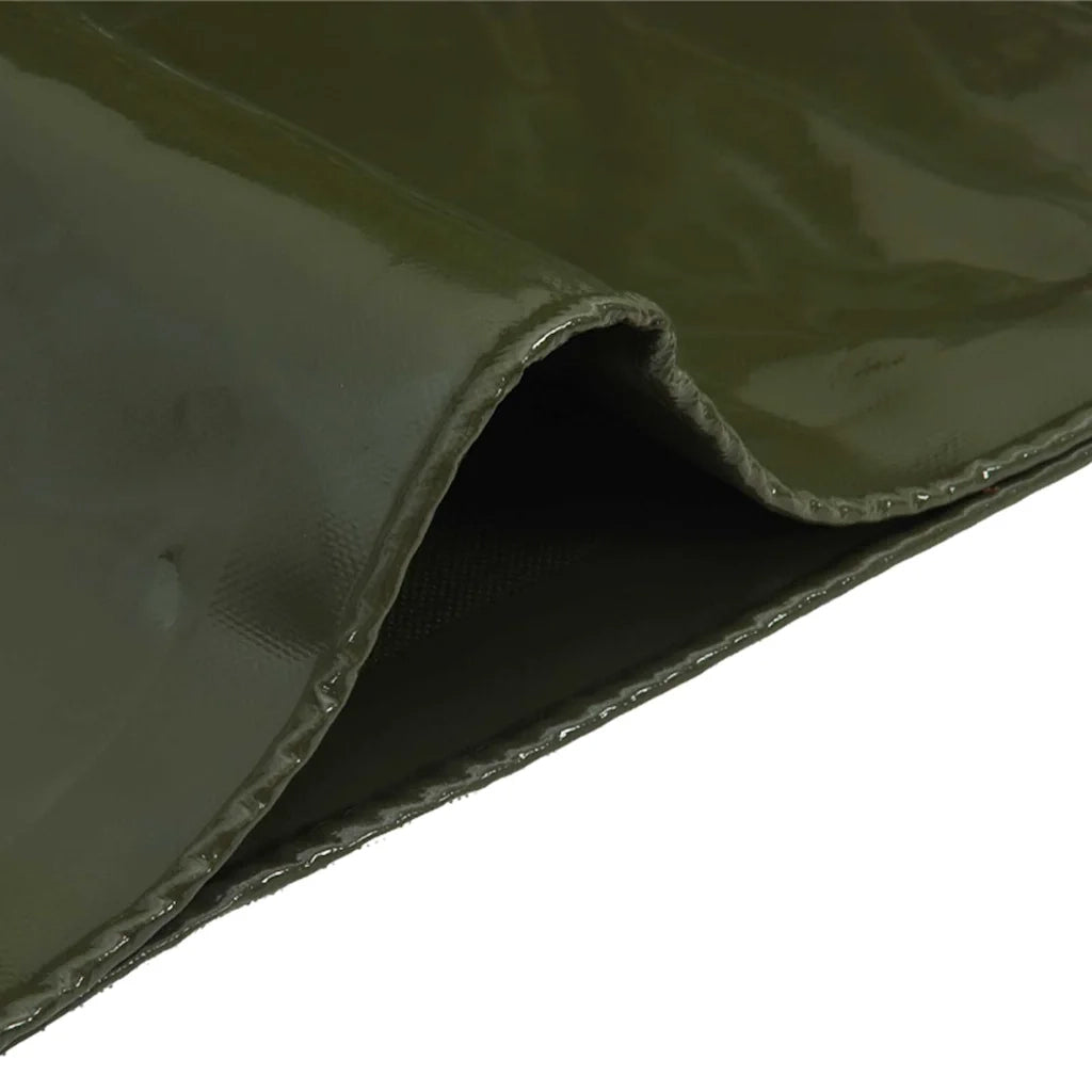 Telo 650g / m² Verde oliva 4 x 7 m Tela con rivestimento in PVC