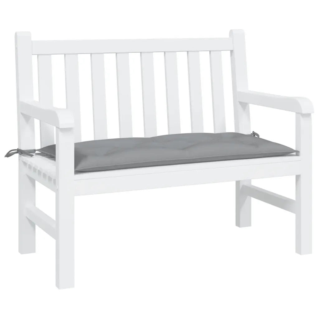 Cuscino per Panca Grigio 110x50x7 cm in Tessuto Oxford 361812