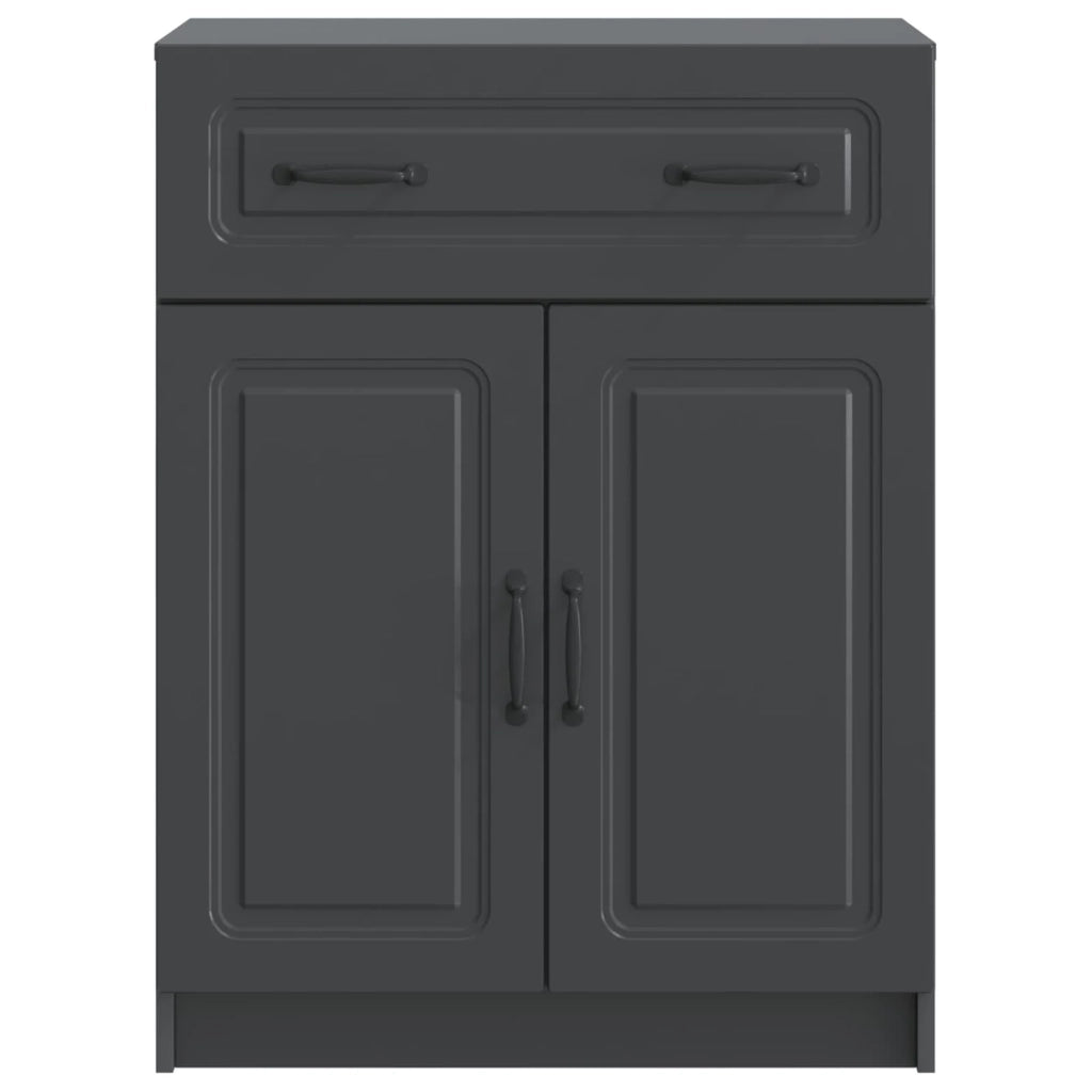 Credenza Nero 66 x 34,5 x 87 cm Legno ingegnerizzato 895786