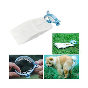 Trade Shop - 20 Sacchetti Con Pinza Clip Coda Bustine Tg S/m Per Escrementi Raccolta Feci -