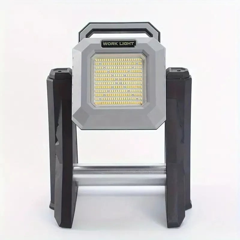 LUCE FARO A LED DA LAVORO TELESCOPICO CON SUPPORTO PER OFFICINE RICARICABILE