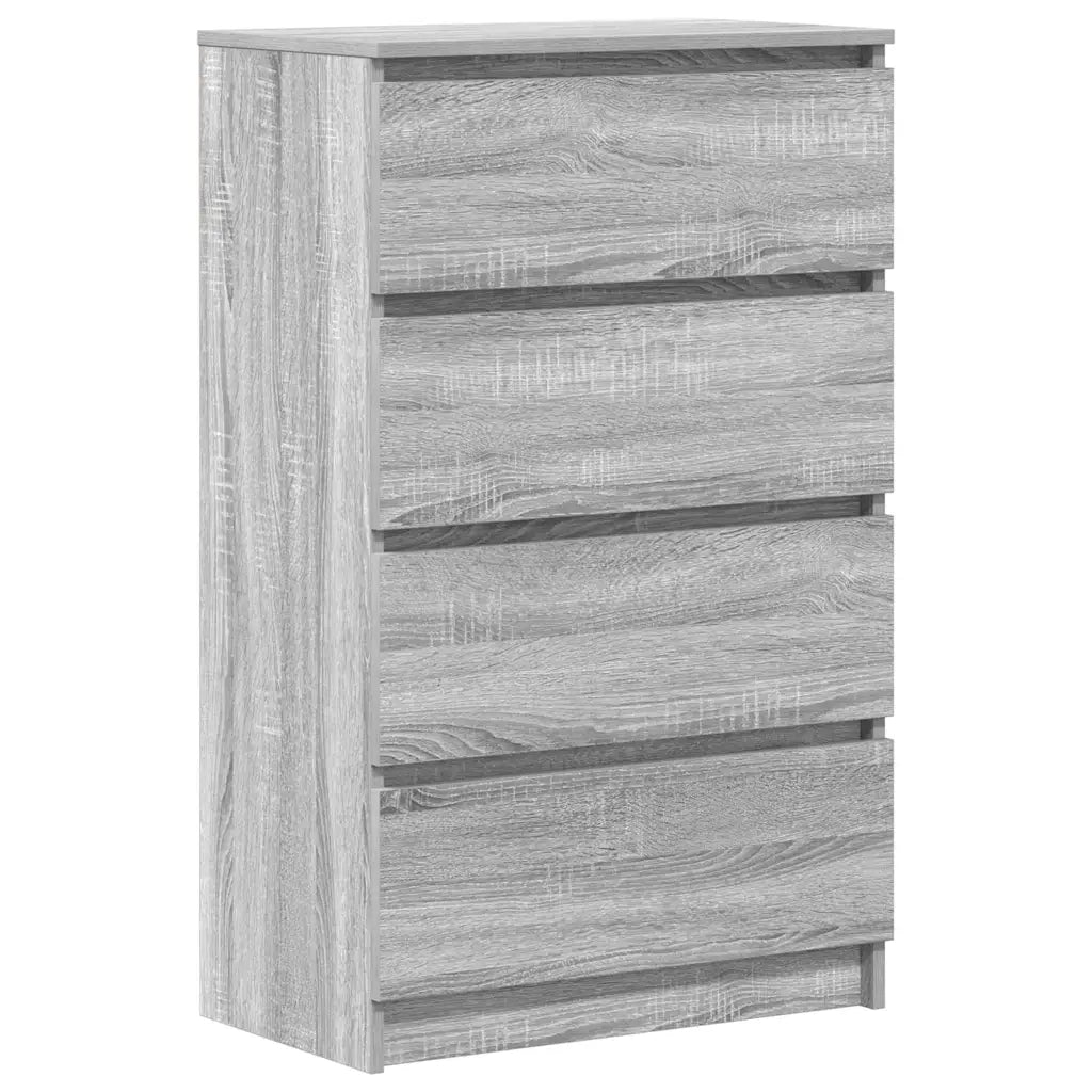 Credenza Grigio Sonoma 60x35x98,5 cm in Legno Multistrato cod mxl 11631