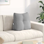 Cuscino per Schiena Grigio Nuvola 45 x 24 x 50 cm Tessuto 42014367