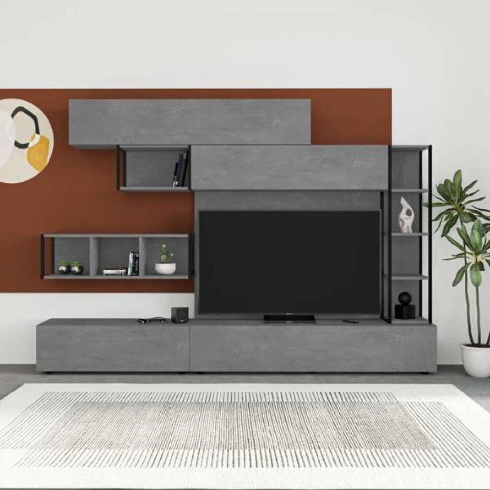 Parete attrezzata 260x40x33 cm