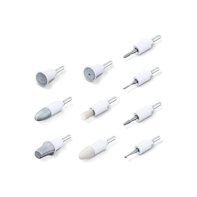 Beurer 572.16 Kit Accessori di Ricambio Manicure e Pedicure MP 64 MP 84 10 pezzi zaffiro feltro colore Bianco