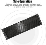Raffreddatore 360mm - Alluminio - 12 Tubi - Scambiatore di Calore PC - Scambiatore d'Acqua - Regolabile - Progettato per la Sicurezza