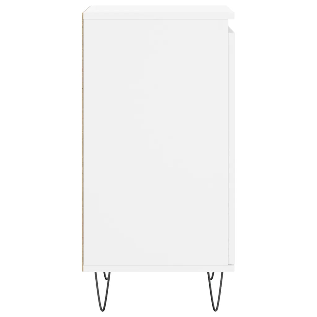 Credenza Bianca 40x35x70 cm in Legno Multistrato 831052