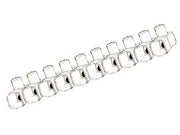 CONNETTORI A PIPA- - mm.4 in stecca pz.10 - 10 pezzi