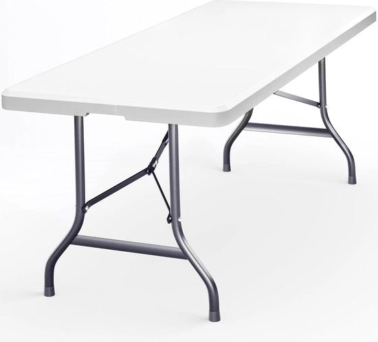 Tavolo da giardino pieghevole 183x76cm - Resistente al tempo e trasportabile per giardino, balcone e campeggio