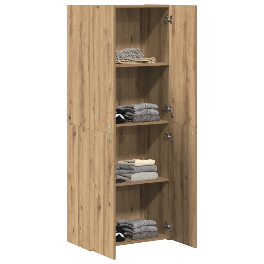 Mobile da Ufficio Set di 2 Quercia artigianale Legno ingegnerizzato