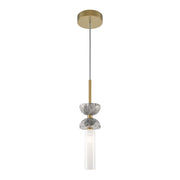 Lampada a sospensione Maytoni Kyoto marmo oro/grigio G9