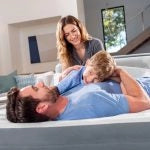 MATERASSO MATRIMONIALE AIRBED CASA 'ULTRA PLUSH HEADBOARD' cm 152 x 236 x 86  - INTEX