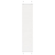 Tenda Plissettata Bianca 45x200 cm Larghezza Tessuto 44,4 cm