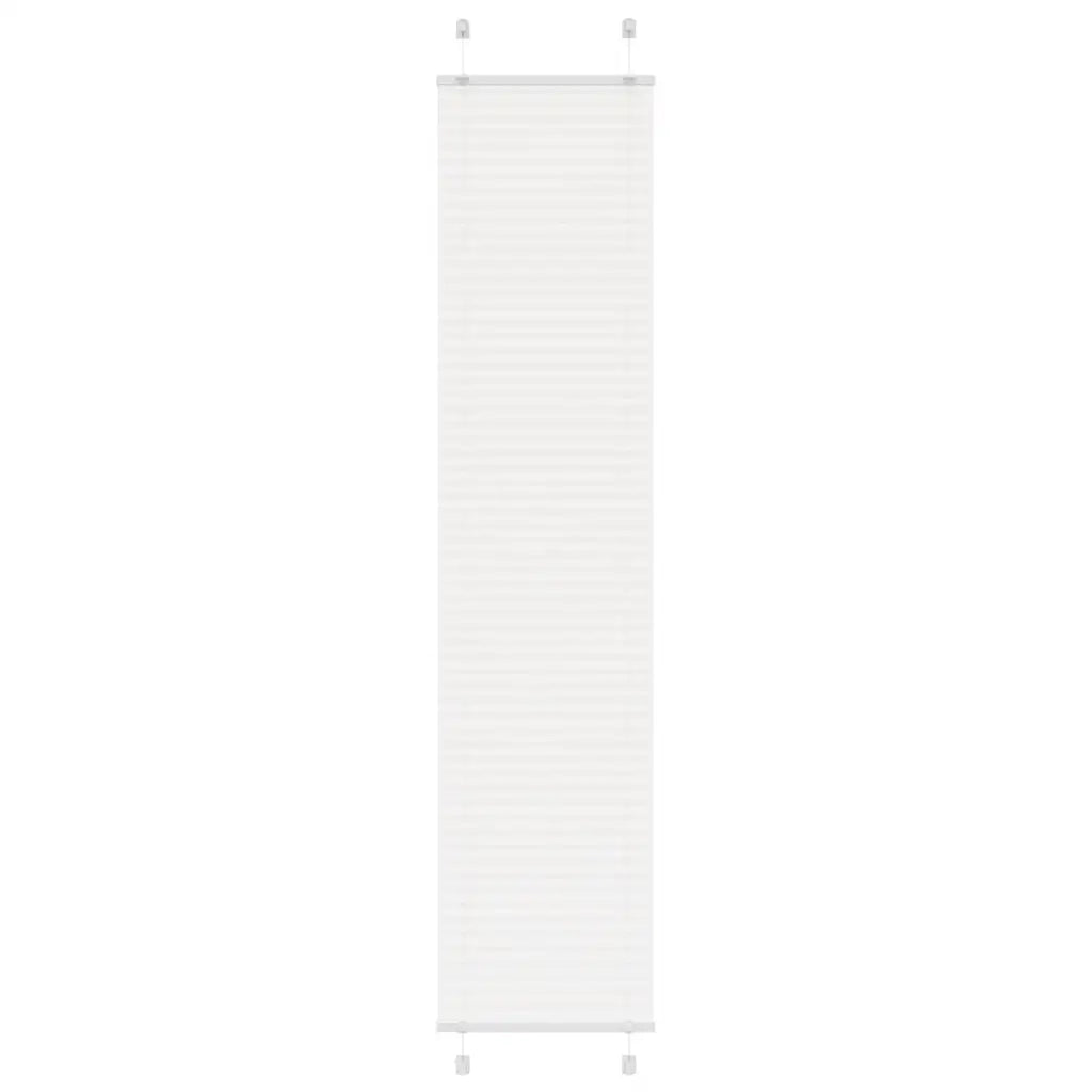 Tenda Plissettata Bianca 45x200 cm Larghezza Tessuto 44,4 cm