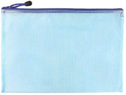 Portafoglio in plastica - Organizzatore per documenti - Impermeabile - Borsa di stoccaggio - Articoli da ufficio - Blu