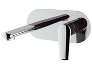 Miscelatore lavabo da incasso con piastra orizzontale serie vanity