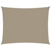 Parasole a Vela Oxford Rettangolare 3x6 m Grigio Talpa