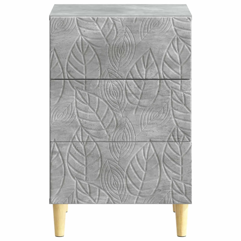 Comodino Grigio Cemento 43 x 39,5 x 66,5 cm