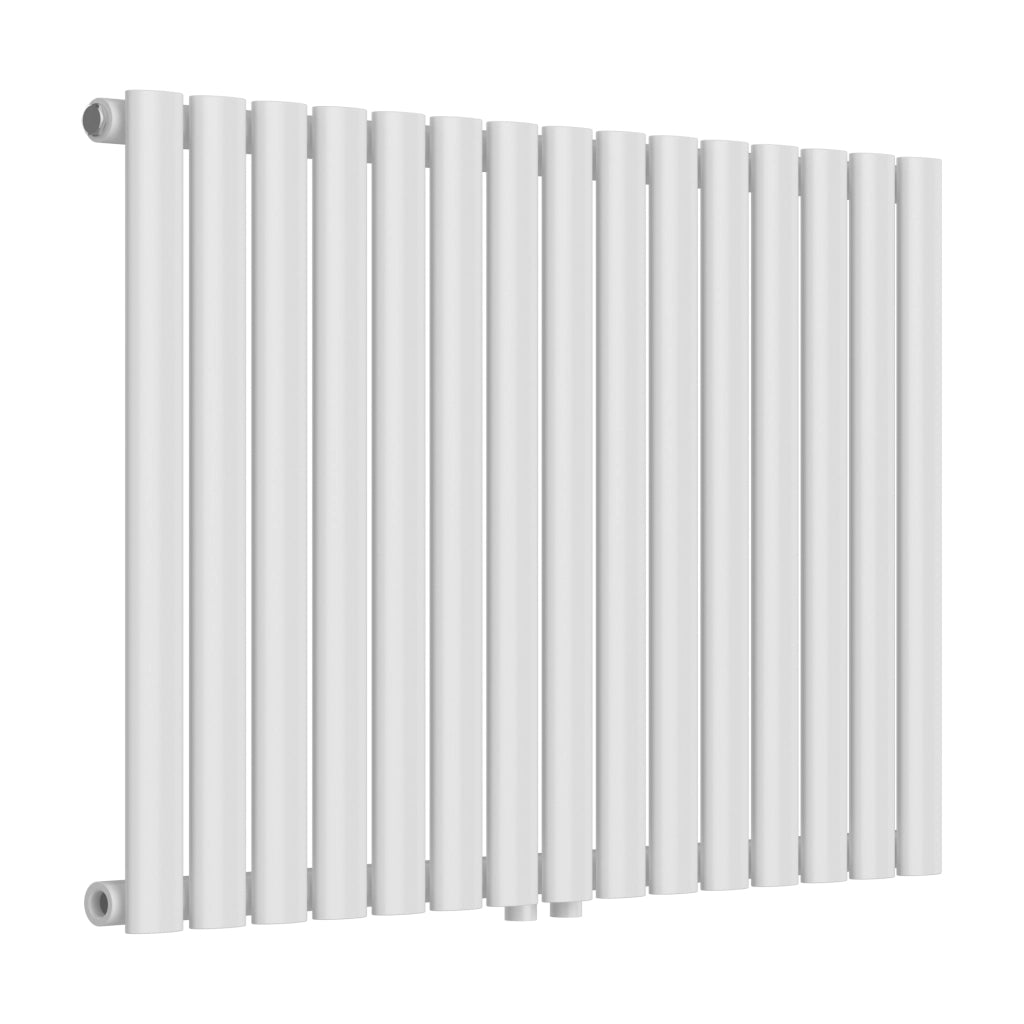 Termosifone Nore ad Acqua Calda Pannello Singolo con Elementi Tubolari 60 x 90 cm - Bianco [neu.haus]