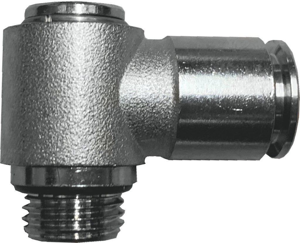 RACCORDO GIREVOLE A 'L' 1/4x10 mm - 10 pezzi- SPIRALFLEX