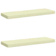 Cuscini per Panchina a 2 Pezzi VUGHT 2 pz 100% Poliestere Crema 951203