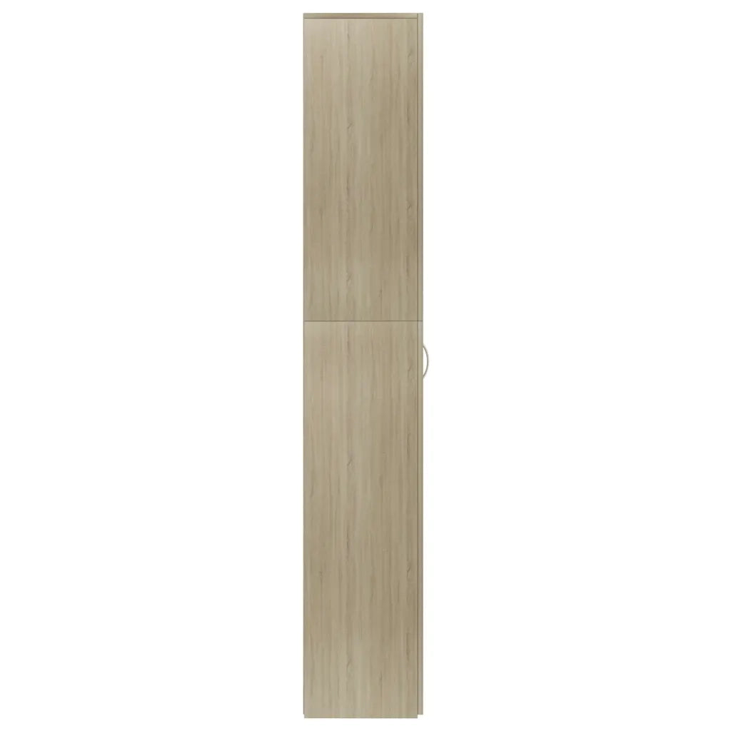 Armadio per Ufficio Rovere Sonoma 60x32x190cm Legno Multistrato