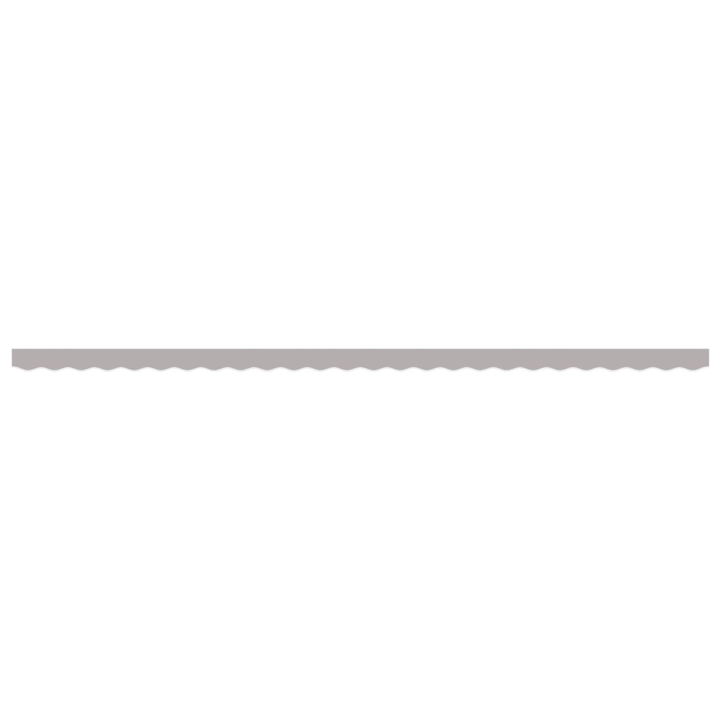 Baldacchino con valance per telaio da 6 m Grigio chiaro 5.8x0.2 m