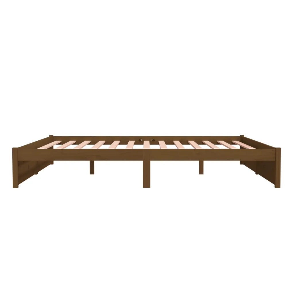 Giroletto senza Materaso Ambra in Legno Massello 200x200 cm