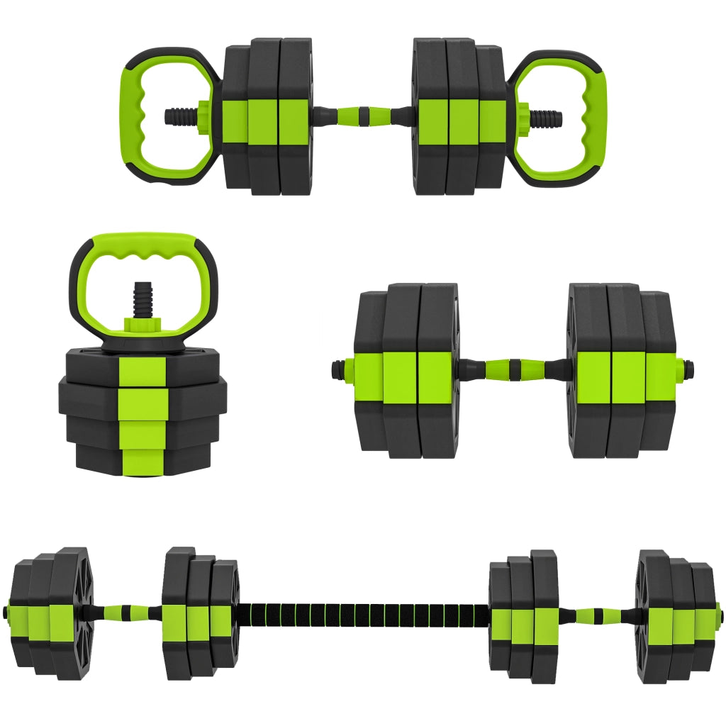 Mancuernas Ajustables 25 kg 6 en 1 ¨C zephmum ¨C Kettlebell Barra Soporte para Flexiones