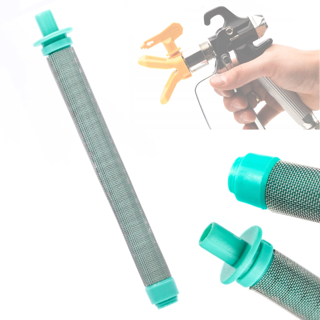 Filtro Paletta 30 Mesh Verde per Spruzzatore Airless di Verniciatura – Set 7 Pezzi