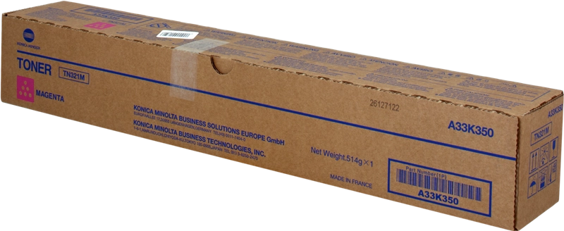 ORIGINAL Konica Minolta toner magenta A33K350 TN321M ~25000 Seiten