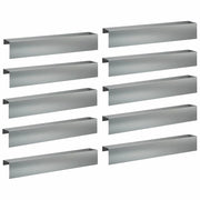 Profilo di copertura per giardino 10 pz 100 x 20 x 15 cm 8012987