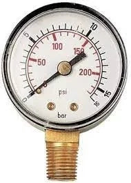 Manometro rad.16 b 232 psi d 50 1/4 b07r4blw1f