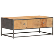 Tavolino da CaffÃ¨ 90x50x35 cm in Legno Massello di Recupero cod mxl 19156