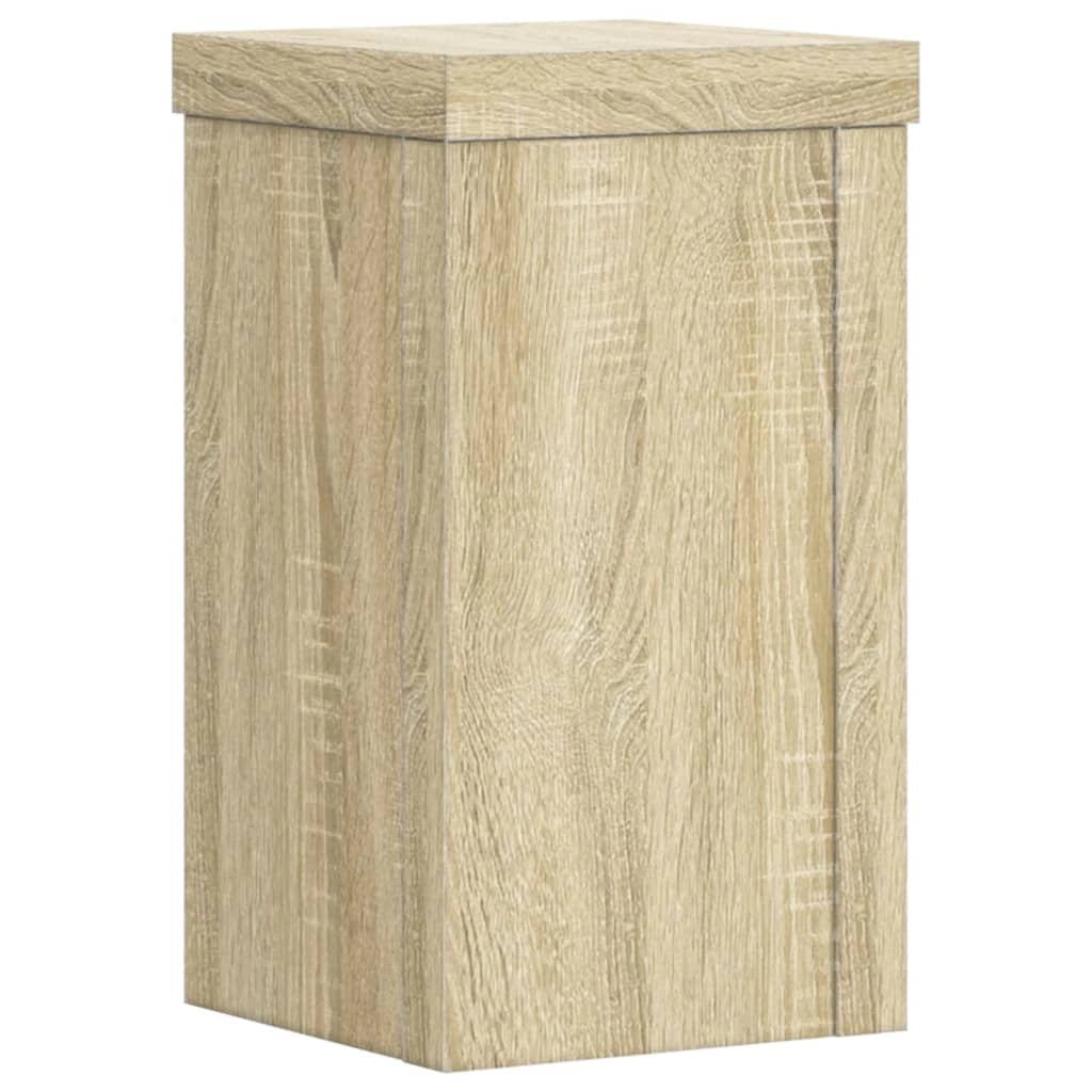 Portavasi mobili per fiori set da 2 legno ingegnerizzato Sonoma marrone 02_0045353