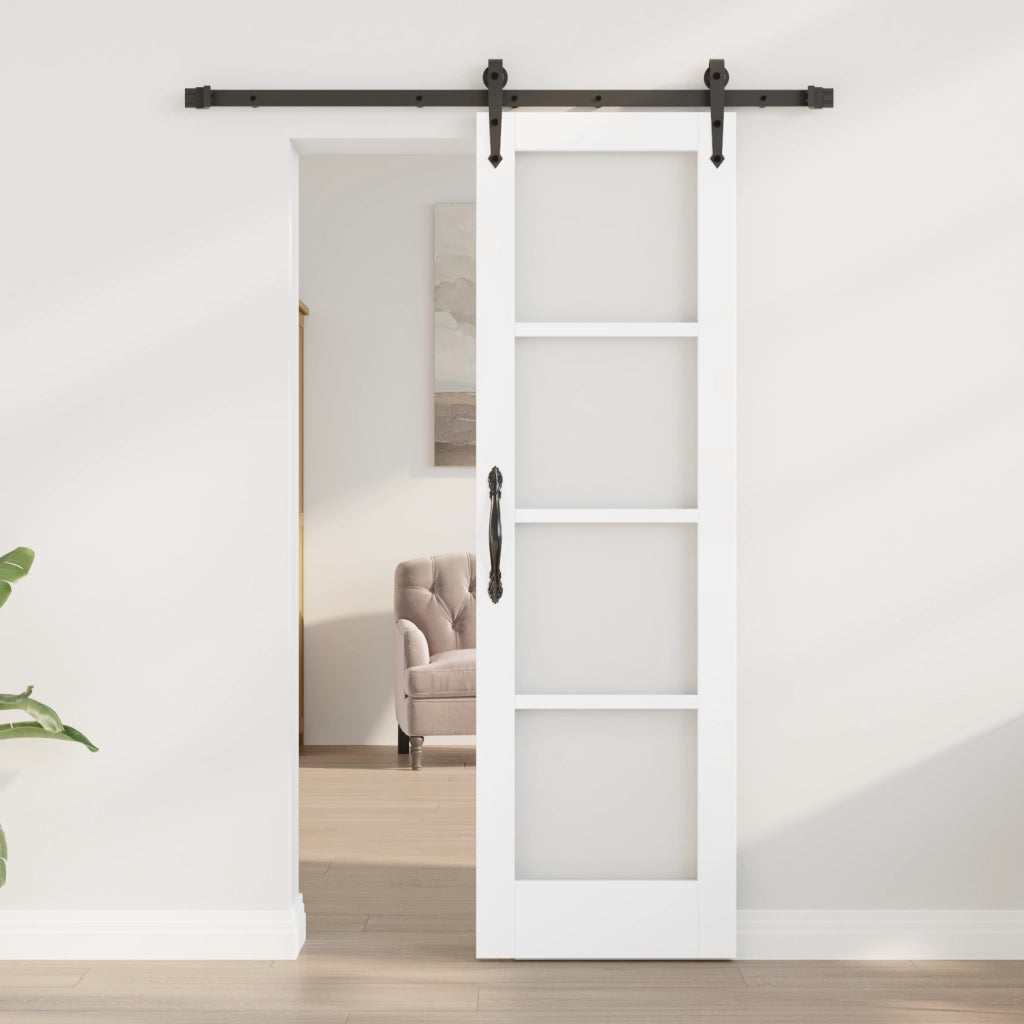 Porta Scorrevole  con Set di Ferramenta "ORKDAL" Bianco 61x198.5 cm