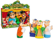 MARIONETTE TEATRINO FIABE ITALIANE 4 PZ