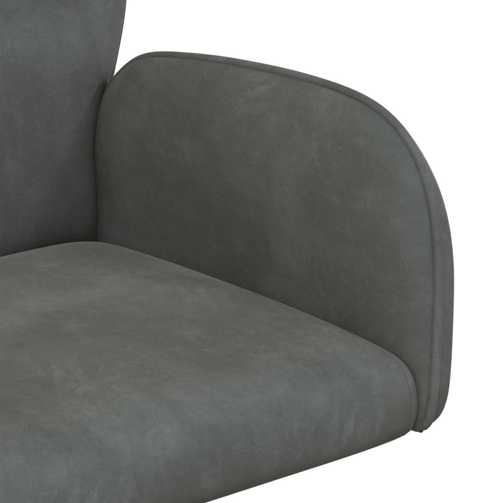 Sedia da scrivania girevole 54 x 55 x 90 cm Grigio Scuro 42034345