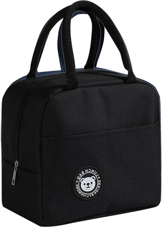 Borsa termica per picnic Multifunzionale borsa per trasporto cibo con grande capacità e materiale impermeabile Borsa per lavoro e scuola Trasporto cibo con capacità di 12L e dimensioni 38x25x20 cm