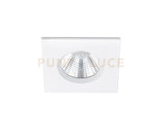 ZAGROS FARETTO DA INCASSO LED 5,5W 345lm, 3000K QUADRATO BIANCO DIMMERABILE IP65 8,5CMX8,5CM
