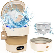 Mini Lavatrice - 16L - 2,3kg - 3 Modalità - Pulizia Profonda - Per Calze e Abbigliamento Bambino - Bianco