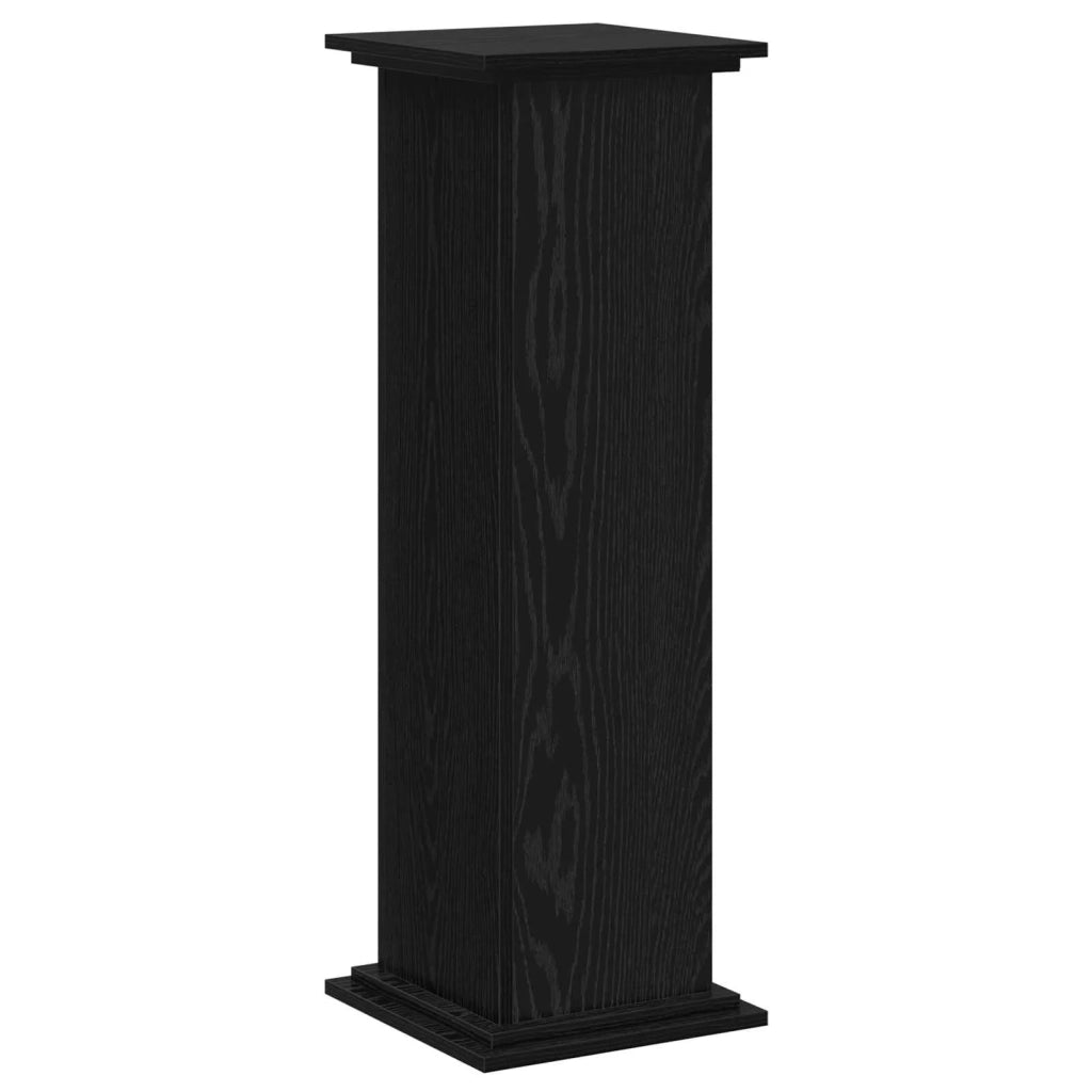 Supporto per piante | Sostegno per piante Rovere Nero 33 x 33 x 100 cm