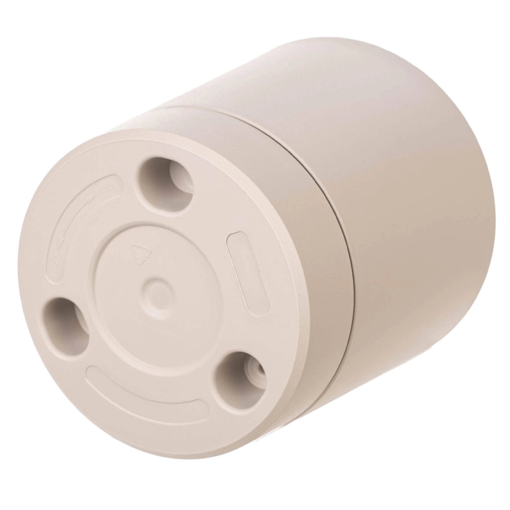 Vaso da fiori KADAX con supporto, rotondo, in plastica, 14,5 cm