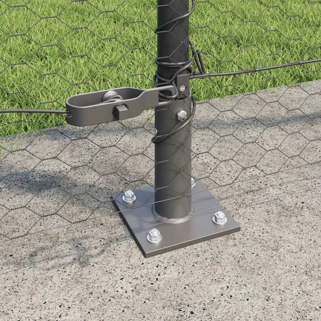 Palo della recinzione Grigio 50 x 1,4 m (rete 25 mm)